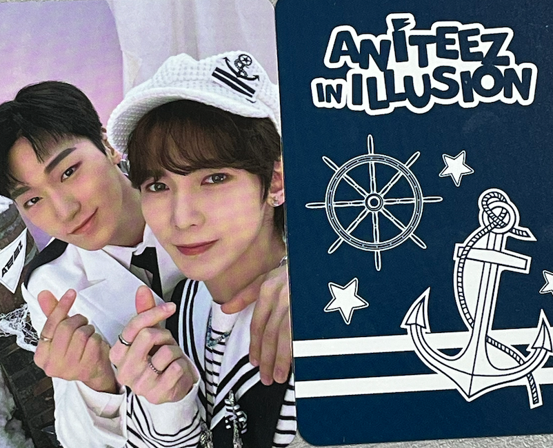 ATEEZ x ANITEEZ Adventure Pop-Up ExclusIVE - ANITEEZ In Illusion Official Photocards