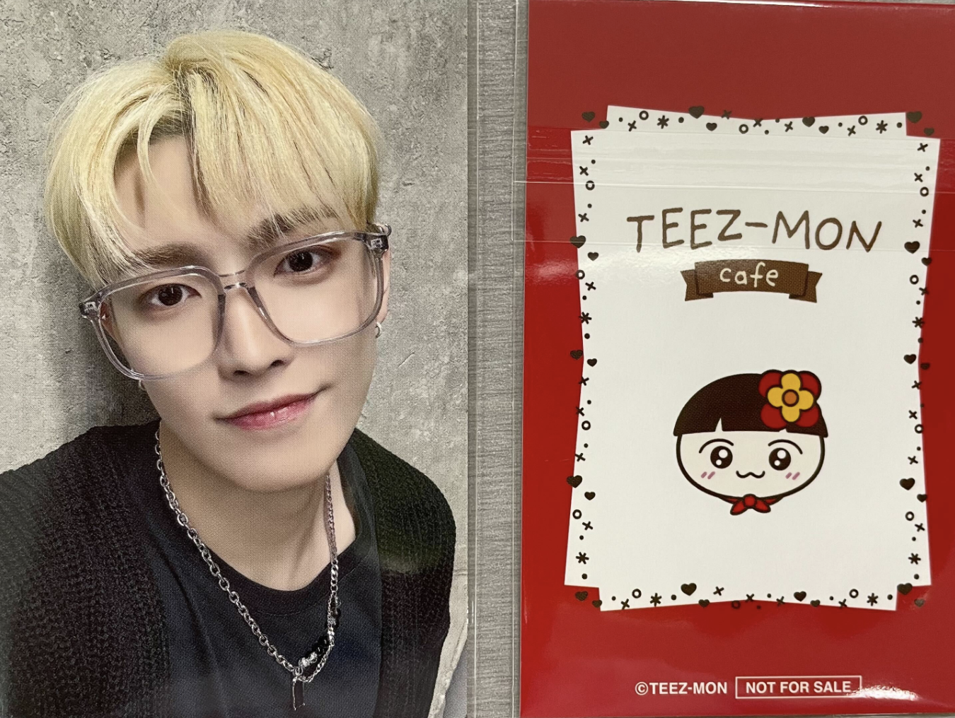 ATEEZ x Teez-Mon Cafe Official Photocards