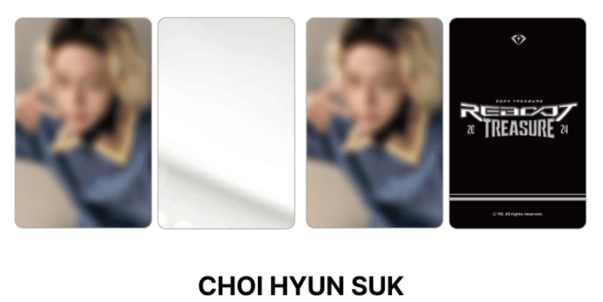 Treasure - Reboot 2024 Treasure Relay Tour Official MD Photocard Set