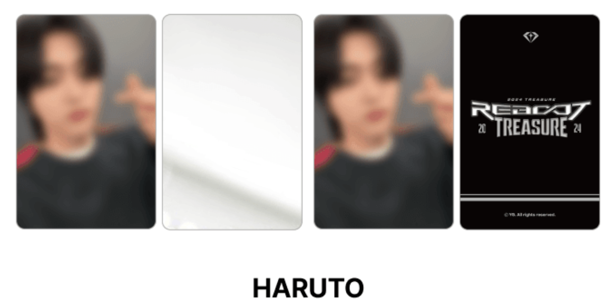 Treasure - Reboot 2024 Treasure Relay Tour Official MD Photocard Set
