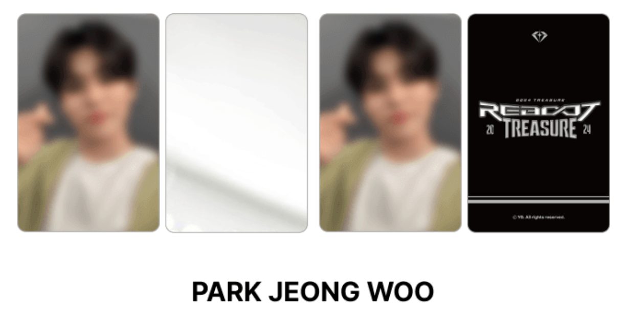 Treasure - Reboot 2024 Treasure Relay Tour Official MD Photocard Set