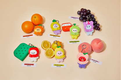 BT21 Fresh Mini Minini Grocery Fruit Doll Keyring