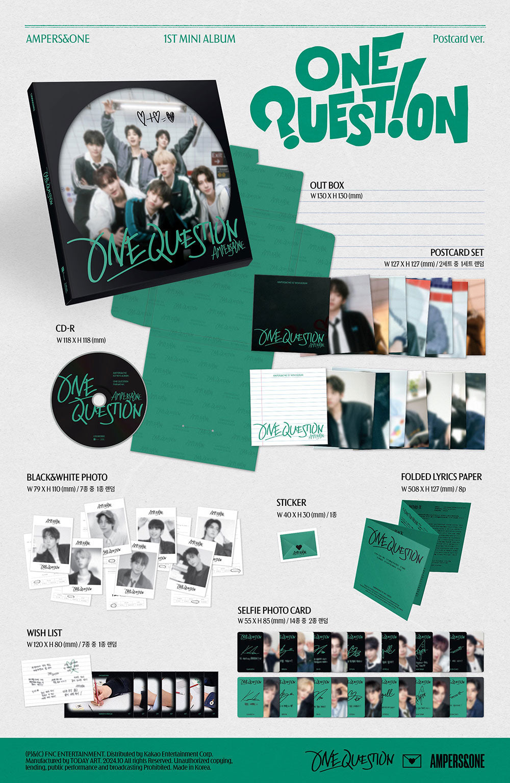 Ampers&One 1st Mini Album - One Question