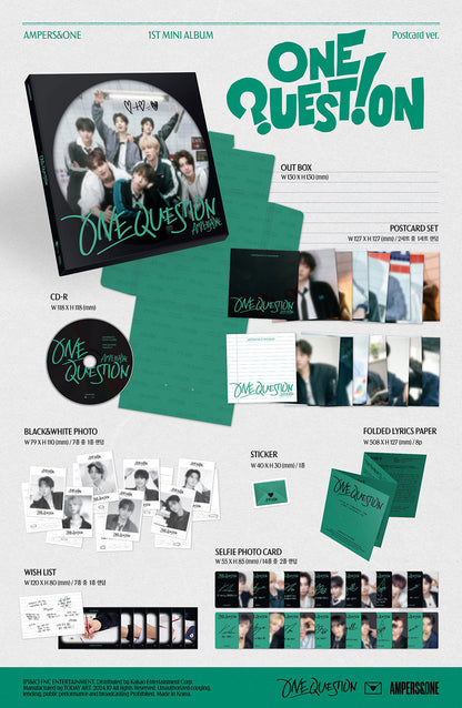 Ampers&One 1st Mini Album - One Question