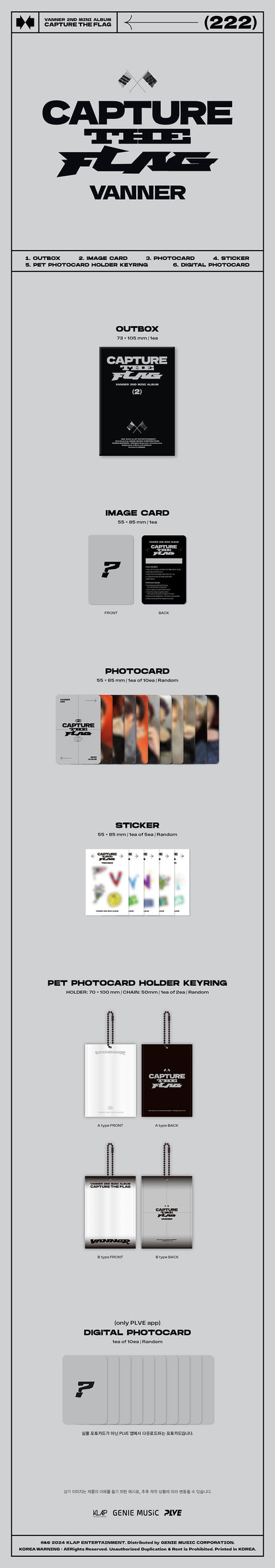 Vanner 2nd Mini Album - Capture The Flag