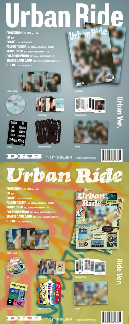 DKB 8th Mini Album - Urban Ride (Set)
