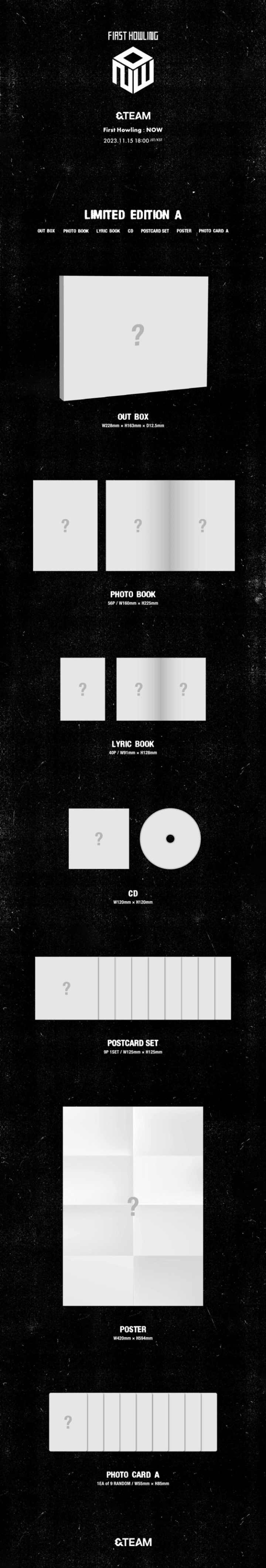 &TEAM 1st Japan Album  - First Howling: Now