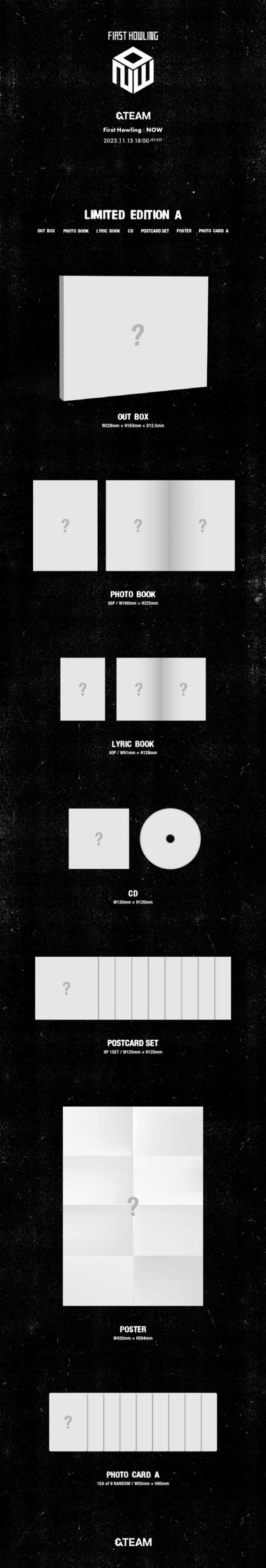 &TEAM 1st Japan Album  - First Howling: Now