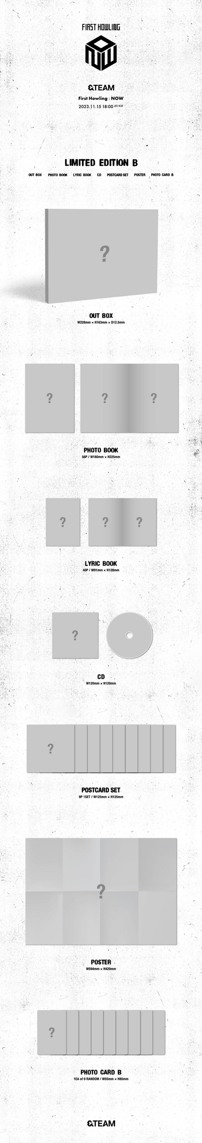 &TEAM 1st Japan Album  - First Howling: Now