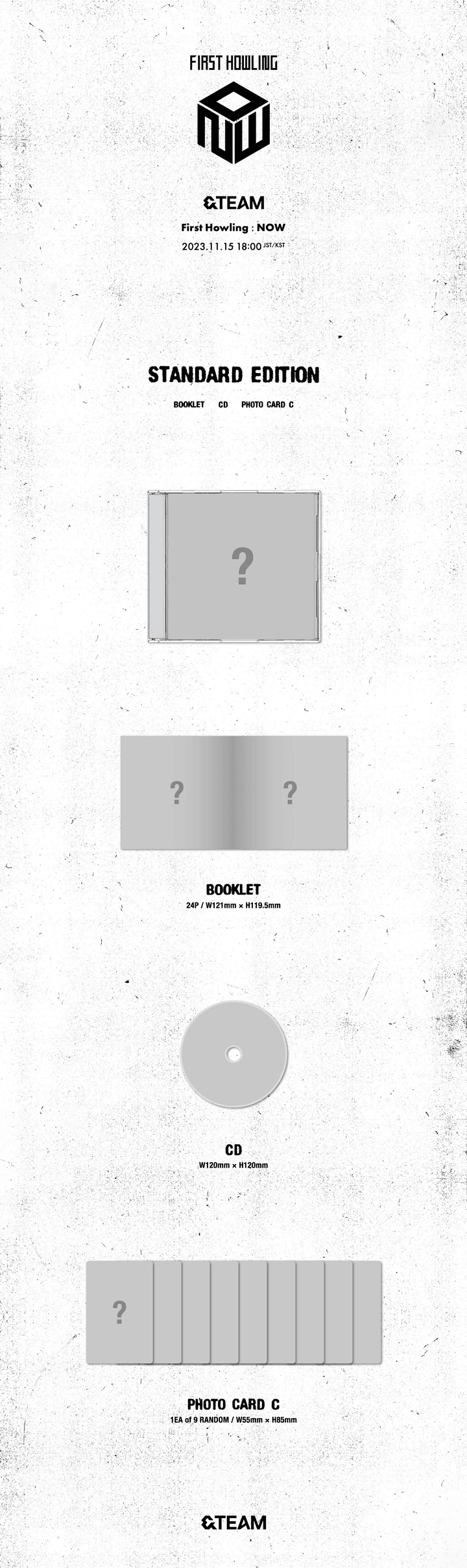 &TEAM 1st Japan Album  - First Howling: Now